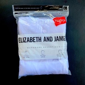 Elizabeth and James for Hanes T-Shirt Pack, L
